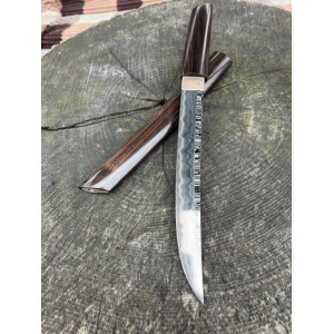 ТАНТО-АЙКУТІ ніж ручної роботи майстра Василя Дячика, сталь REX 121™ в обкладказ з нержавіючого стійкого дамаску, 68 HRC . Photo 2